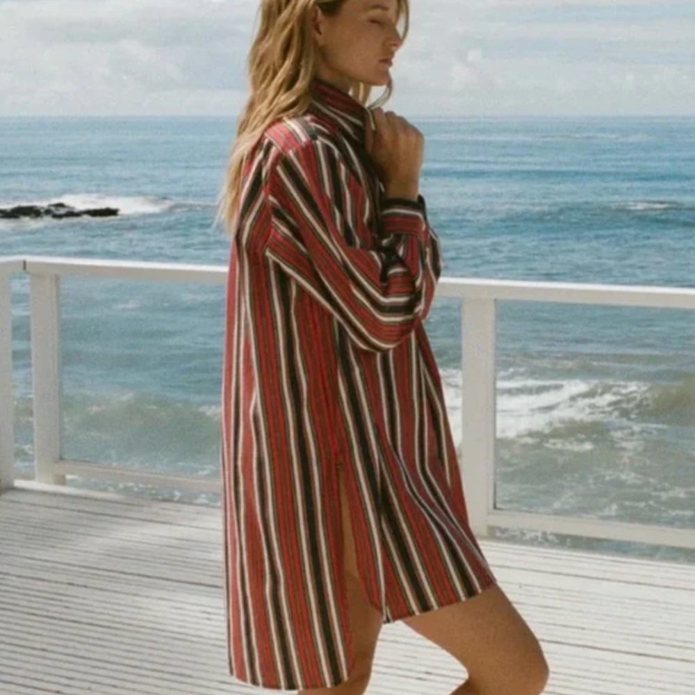 Doen Jora Dress Montecito Stripe size xs NWT! - Picture 1 of 5